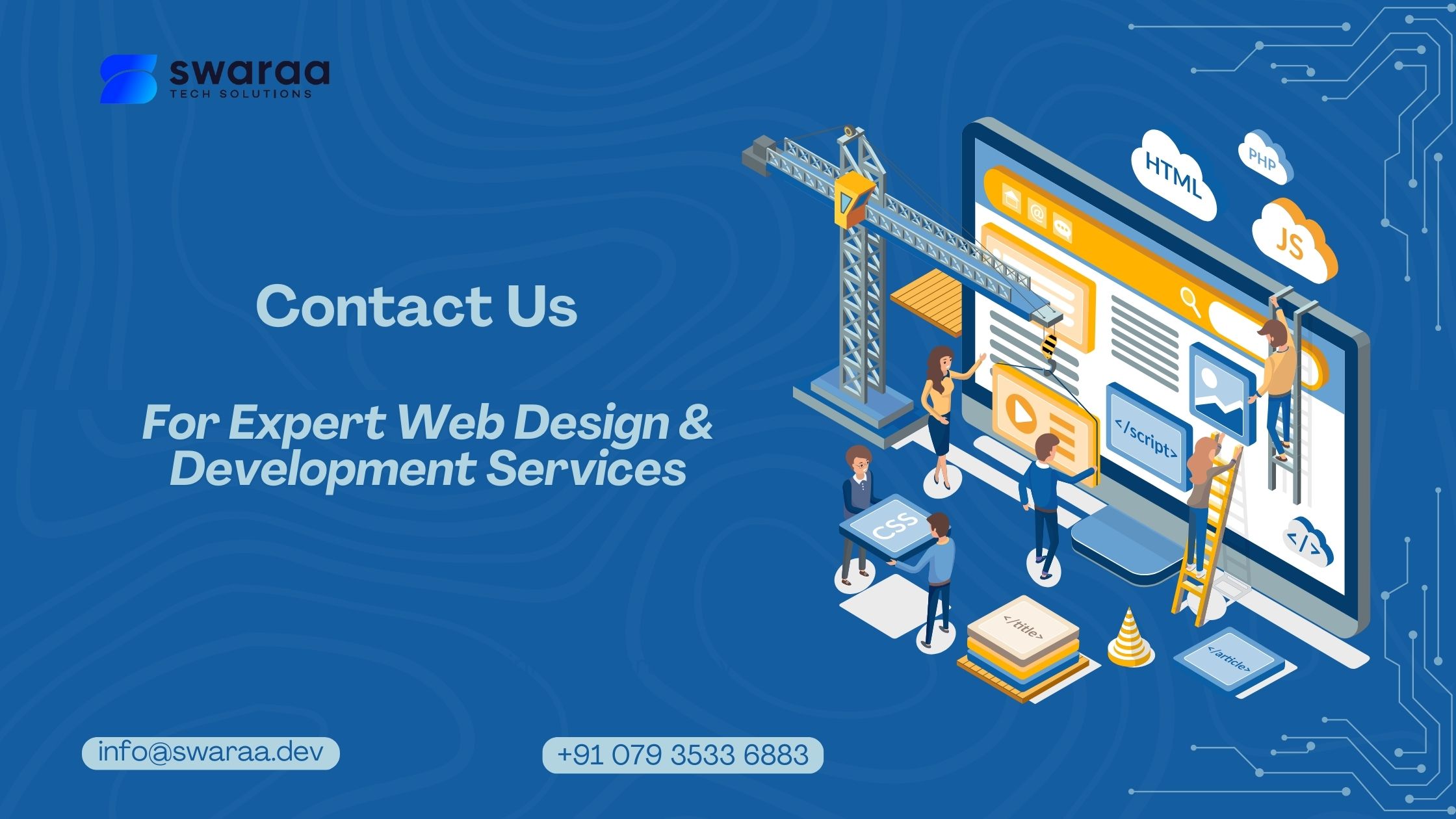 Contact Us for Expert Web Development Services - Swaraa Tech Solutions